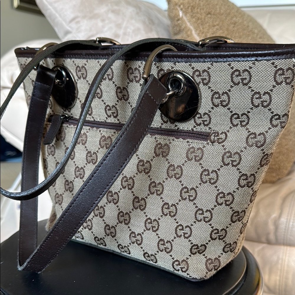 Fashion Brown Monogram Tote Bag